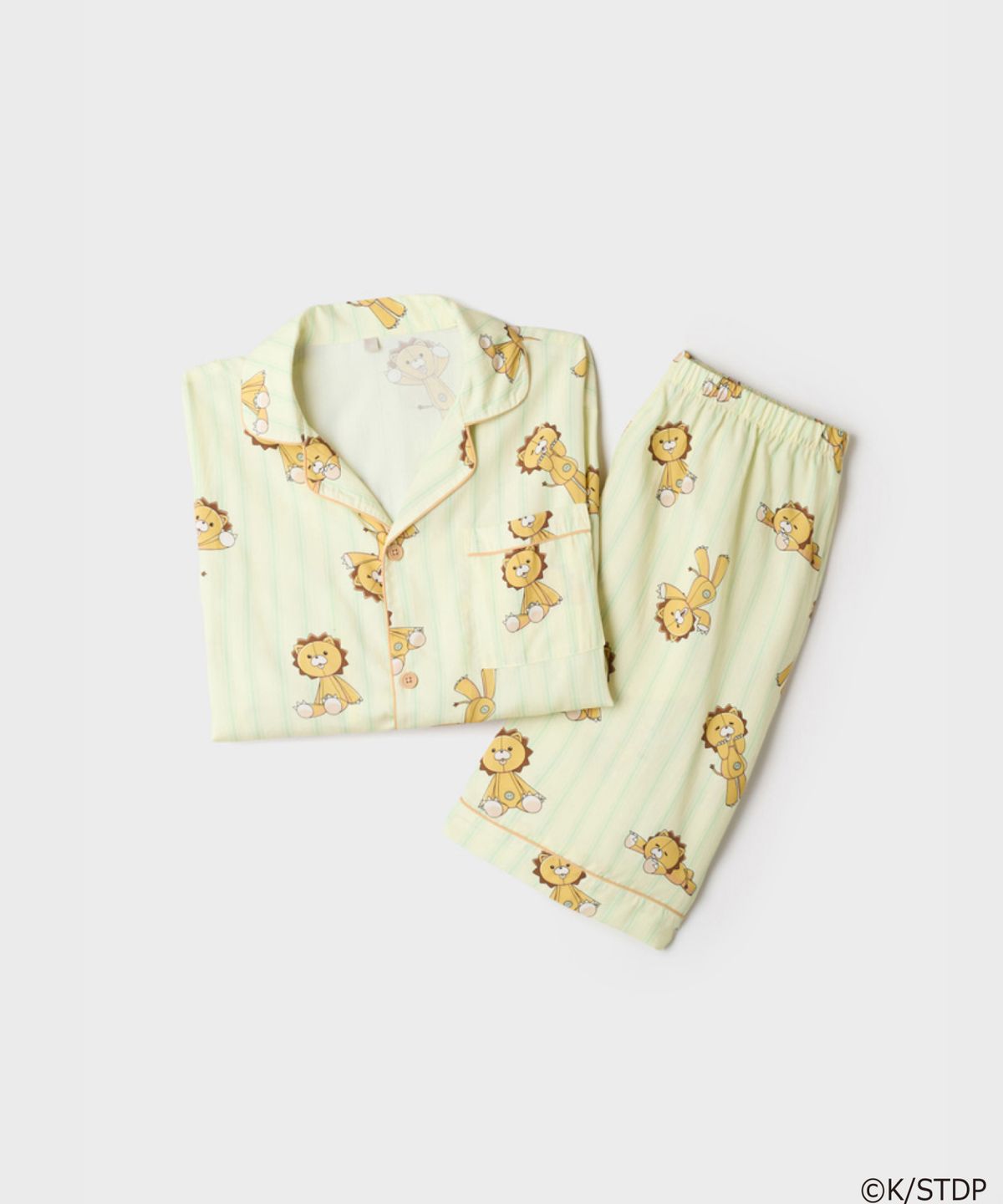 스파오(SPAO) [블리치] 반팔 파자마(Yellow)_SPPPG49U21