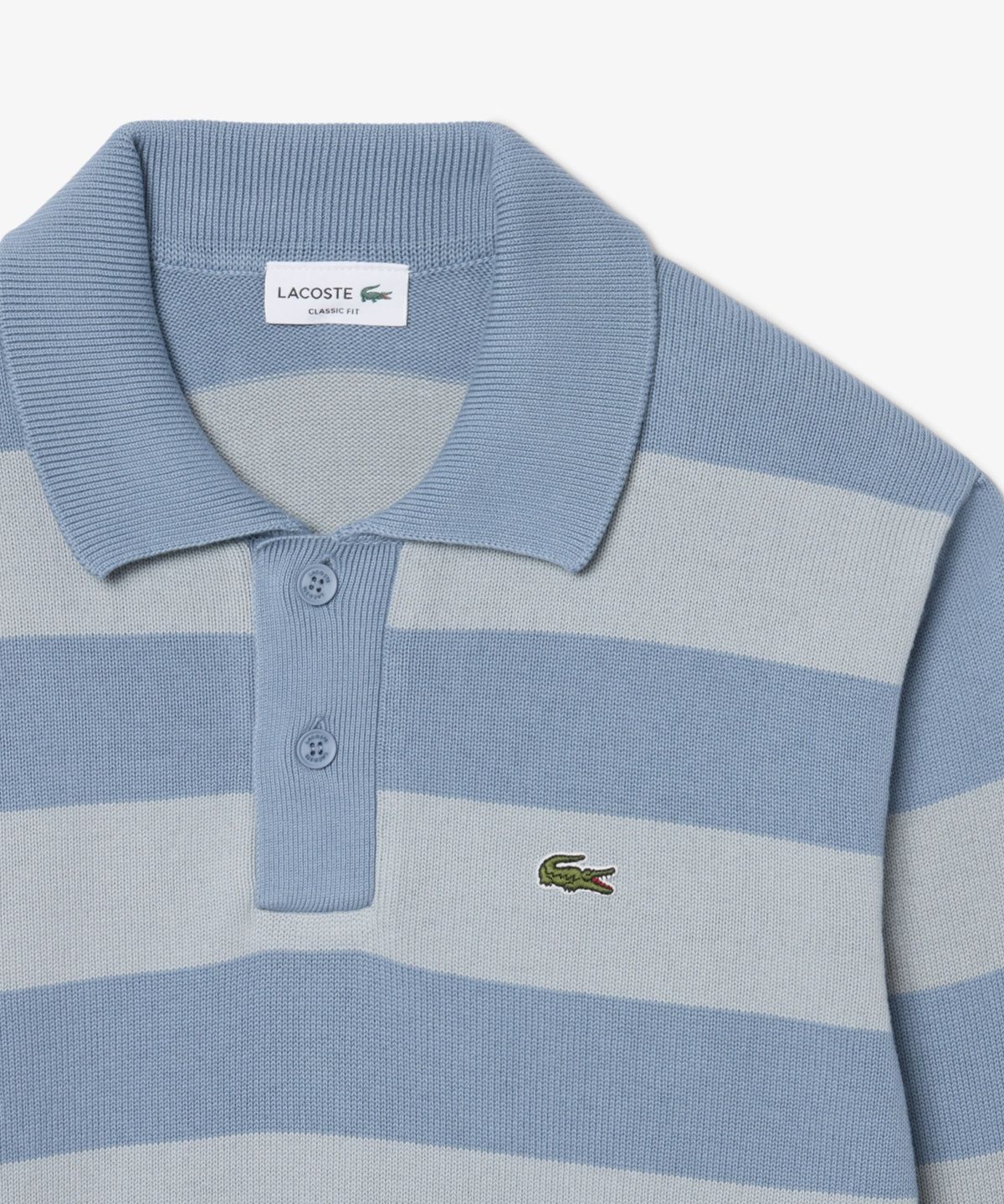 라코스테(LACOSTE) 남성 볼드스트라이프 코튼 스웨터 폴로셔츠 AH0488-56N VDB