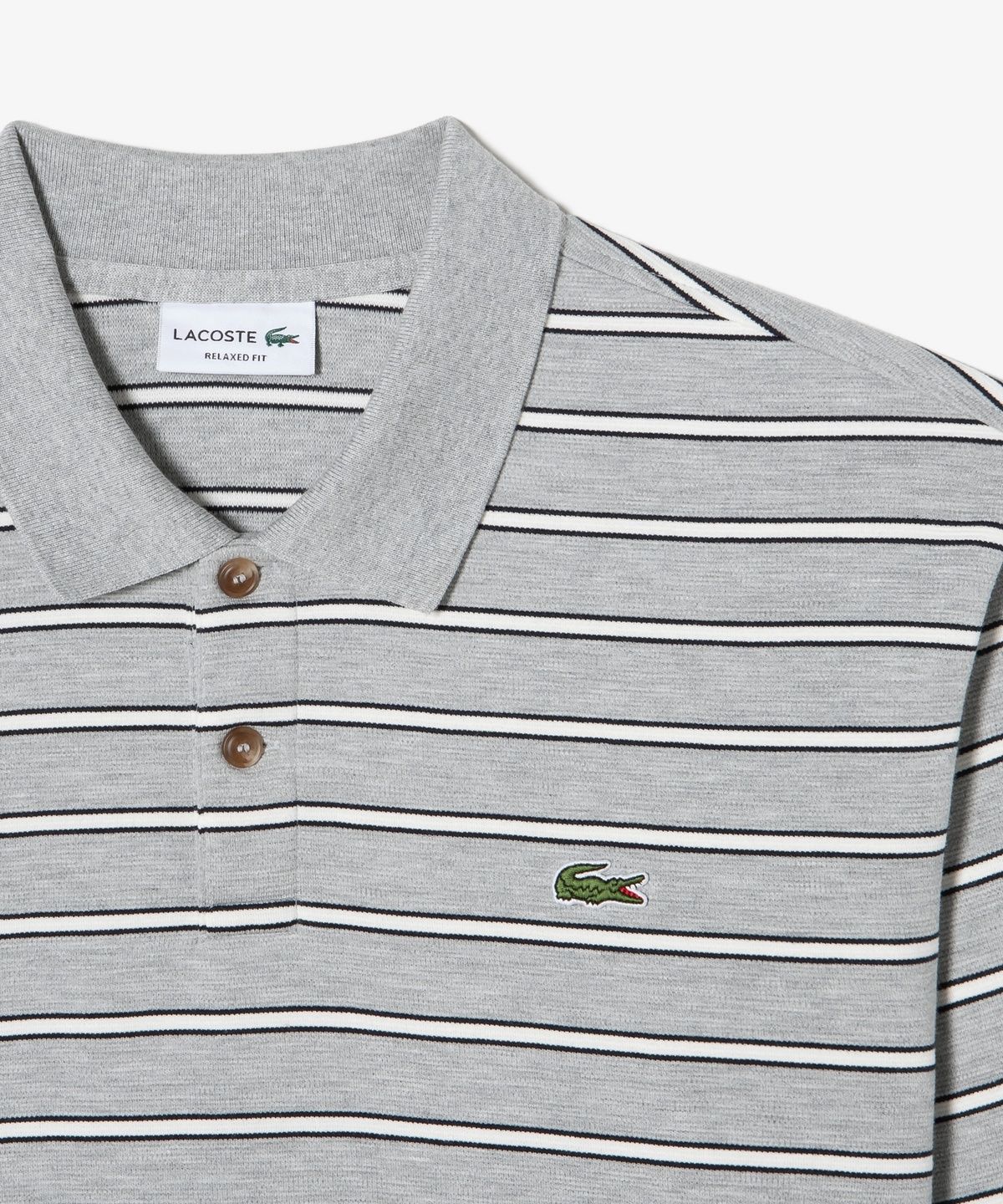 라코스테(LACOSTE) 남성 스트라이프 폴로형 스웻셔츠 SH271E-56N CCA