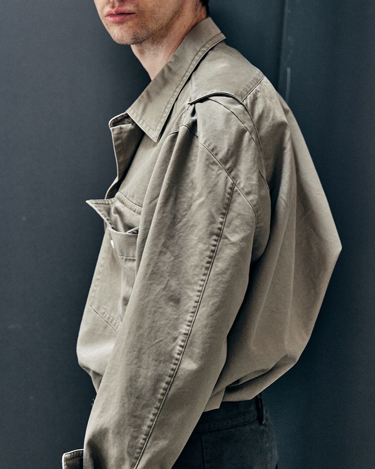 너버스(NERVOUS) RUST WASHING SHIRT _ dune
