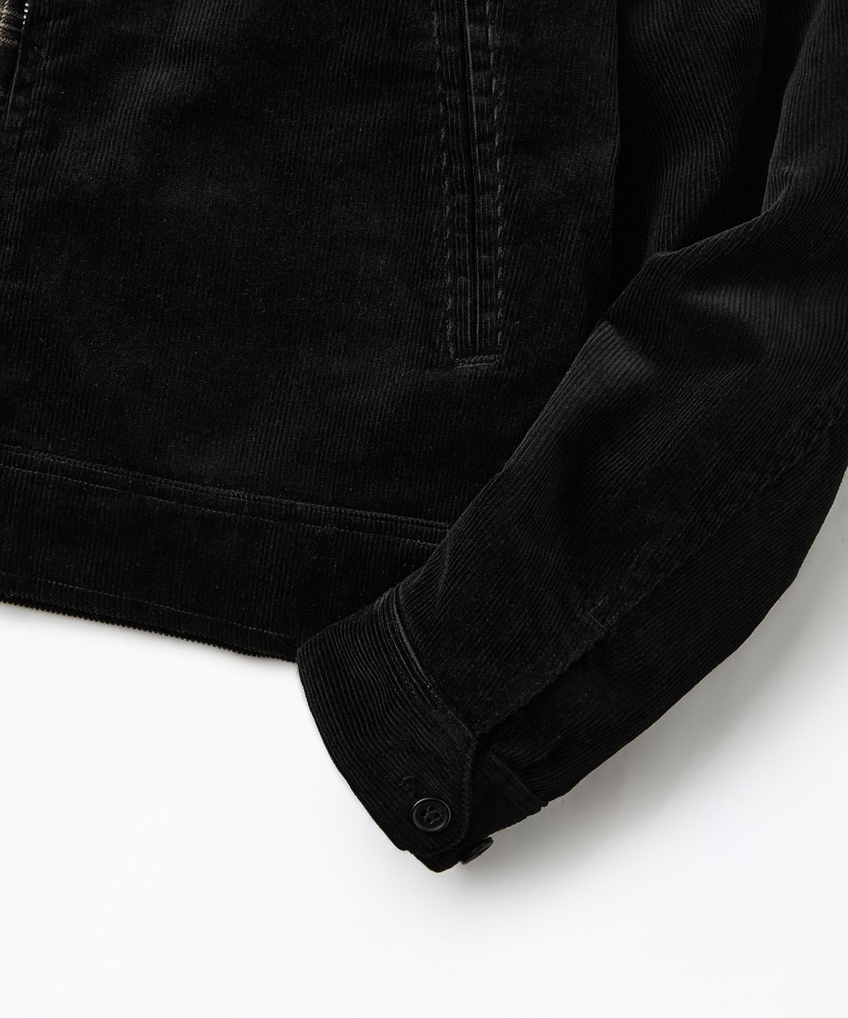 아웃스탠딩(OUTSTANDING) CORDUROY DRIZZLER JACKET_BLACK