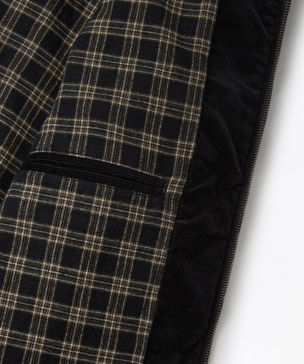 아웃스탠딩(OUTSTANDING) CORDUROY DRIZZLER JACKET_BLACK