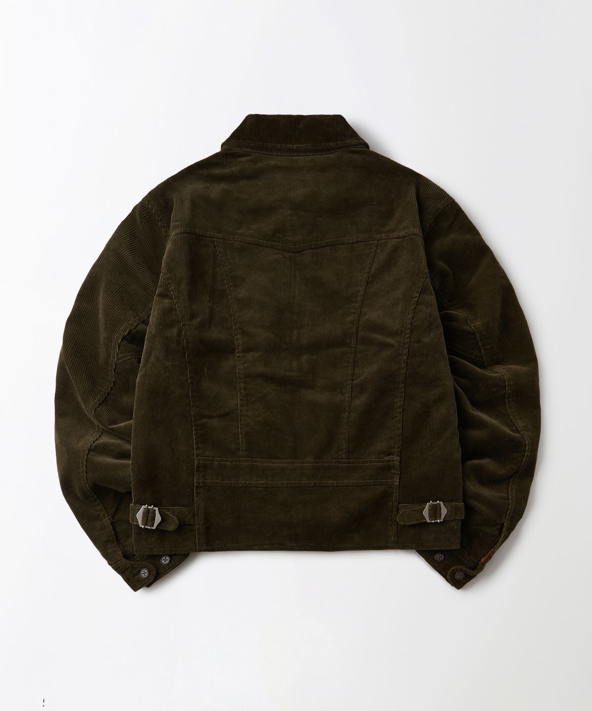 아웃스탠딩(OUTSTANDING) CORDUROY DRIZZLER JACKET_BROWN
