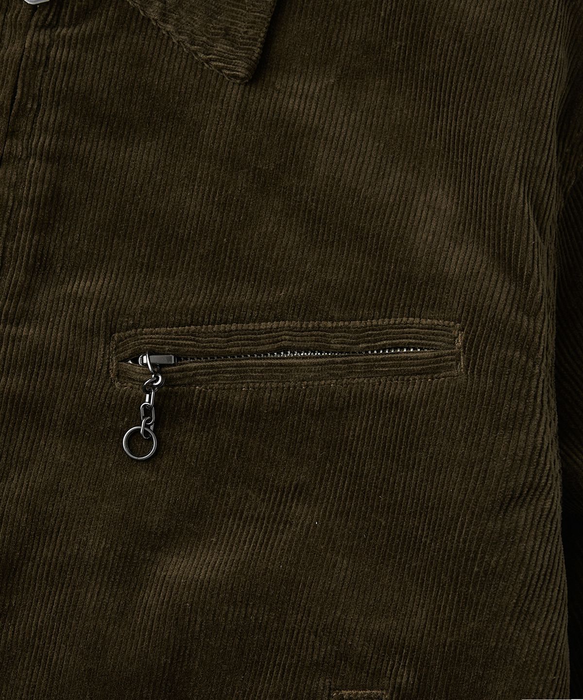 아웃스탠딩(OUTSTANDING) CORDUROY DRIZZLER JACKET_BROWN