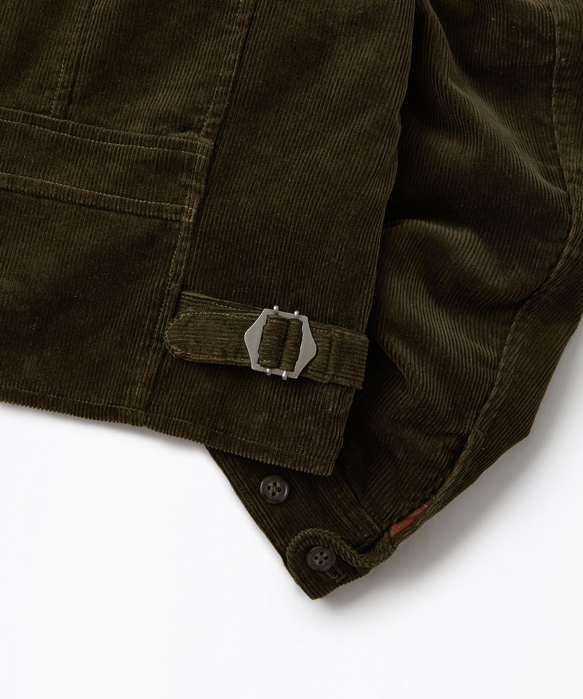 아웃스탠딩(OUTSTANDING) CORDUROY DRIZZLER JACKET_BROWN