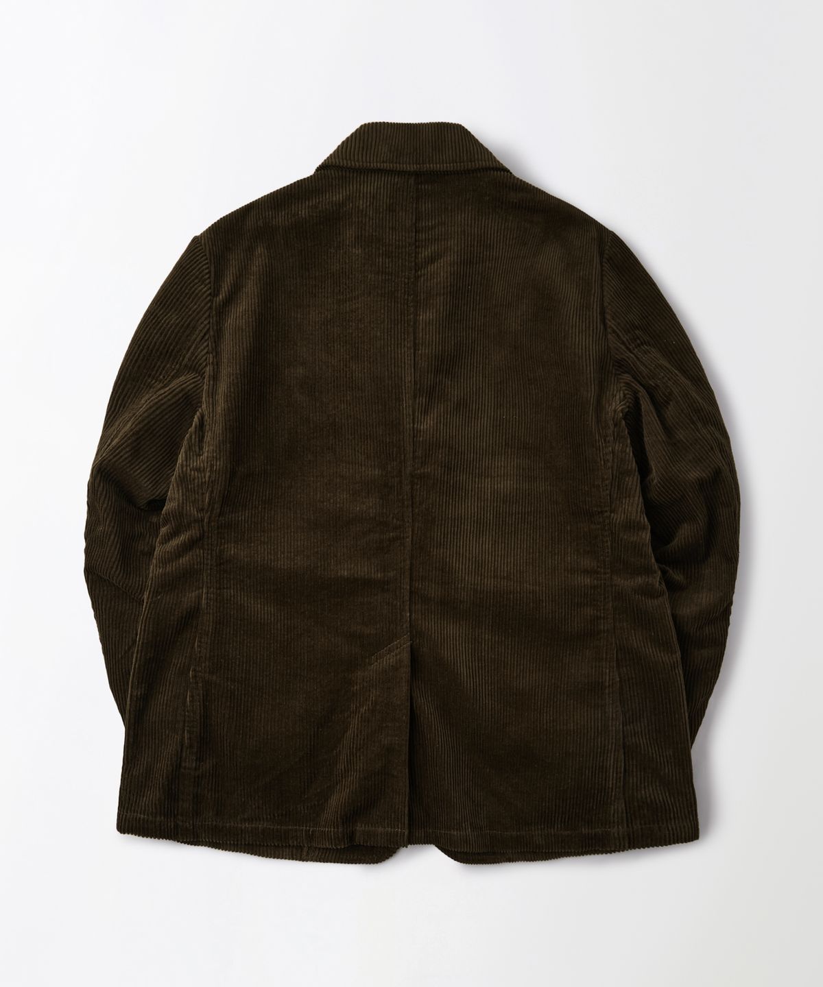 아웃스탠딩(OUTSTANDING) HIGH DENSITY CORDUROY CLASSIC 3-BUTTON JACKET_BROWN