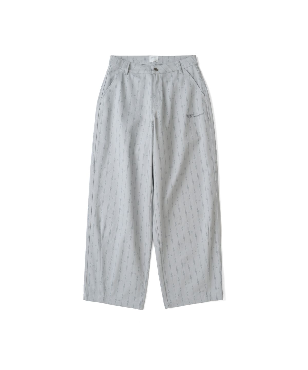 더콜디스트모먼트(THECOLDESTMOMENT) TCM cotton pattern pants (light grey)
