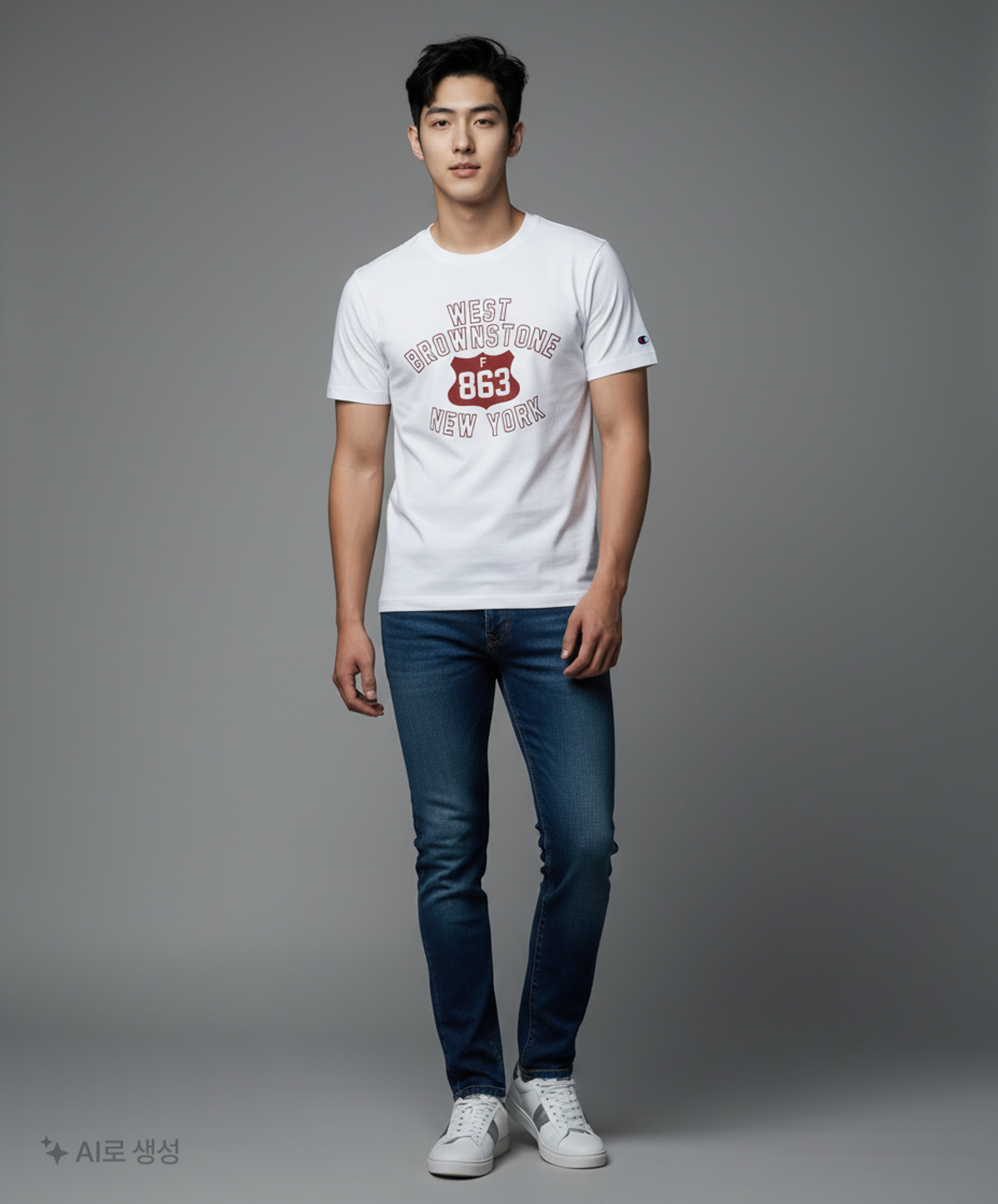 챔피온(CHAMPION) [ASIA] [친환경] 그래픽 5.6oz 반팔티셔츠 (NORMAL RED) CKTS2E339R2 M
