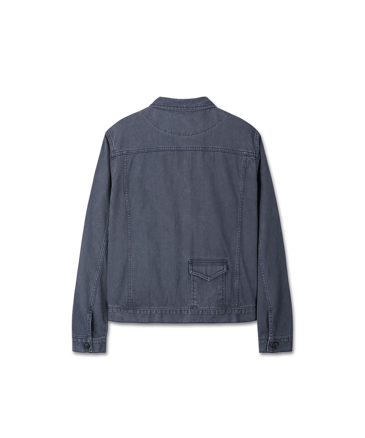 9999아카이브(9999ARCHIVE) High Neck Oblique Pocket Slub Jacket