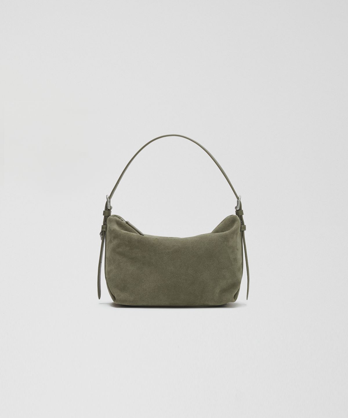 르메메(LEMEME) Sac Dewey Suede_Khaki Grey