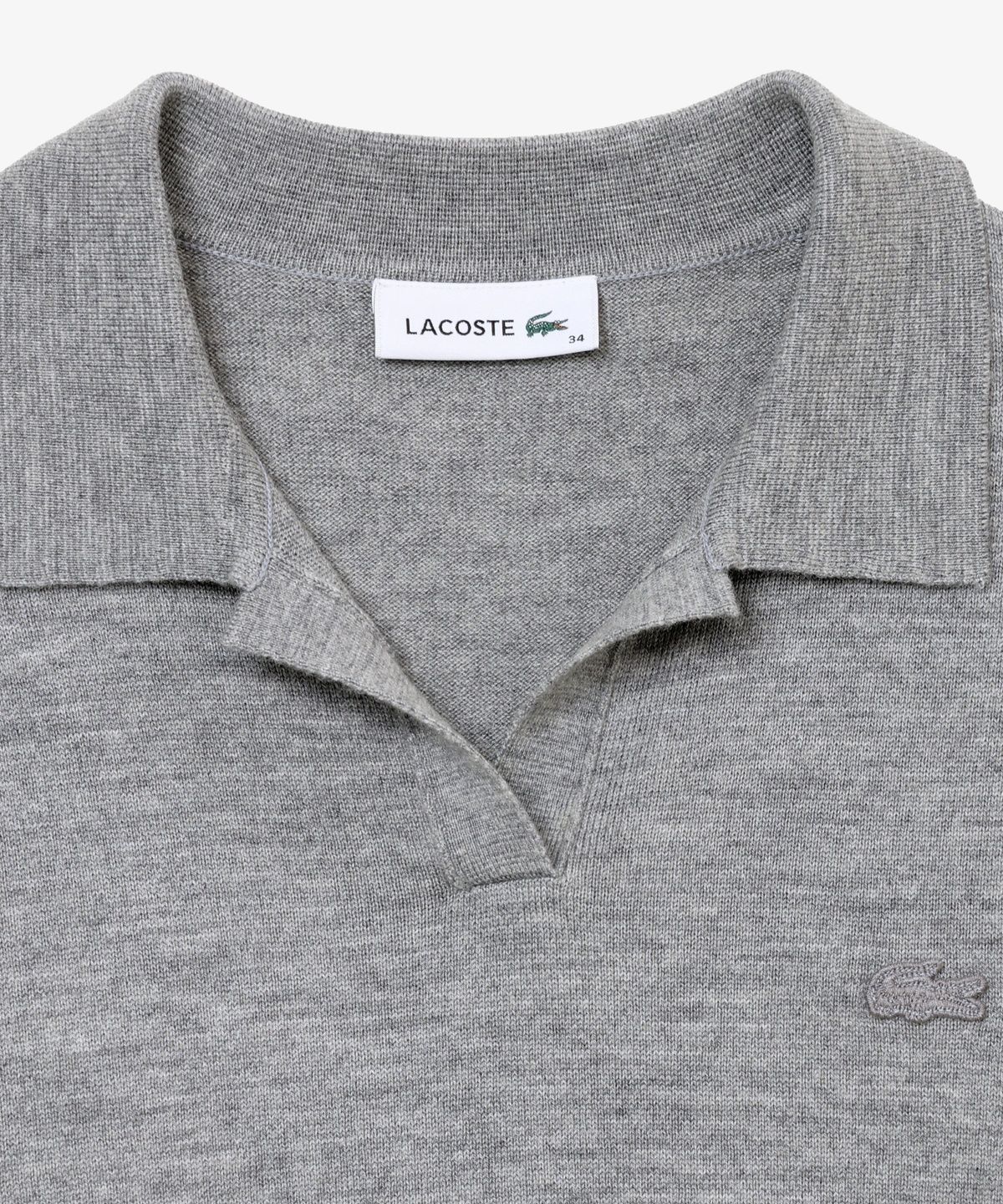 라코스테(LACOSTE) 여성 오픈카라 폴로 스웨터 AF307E-56N CCA