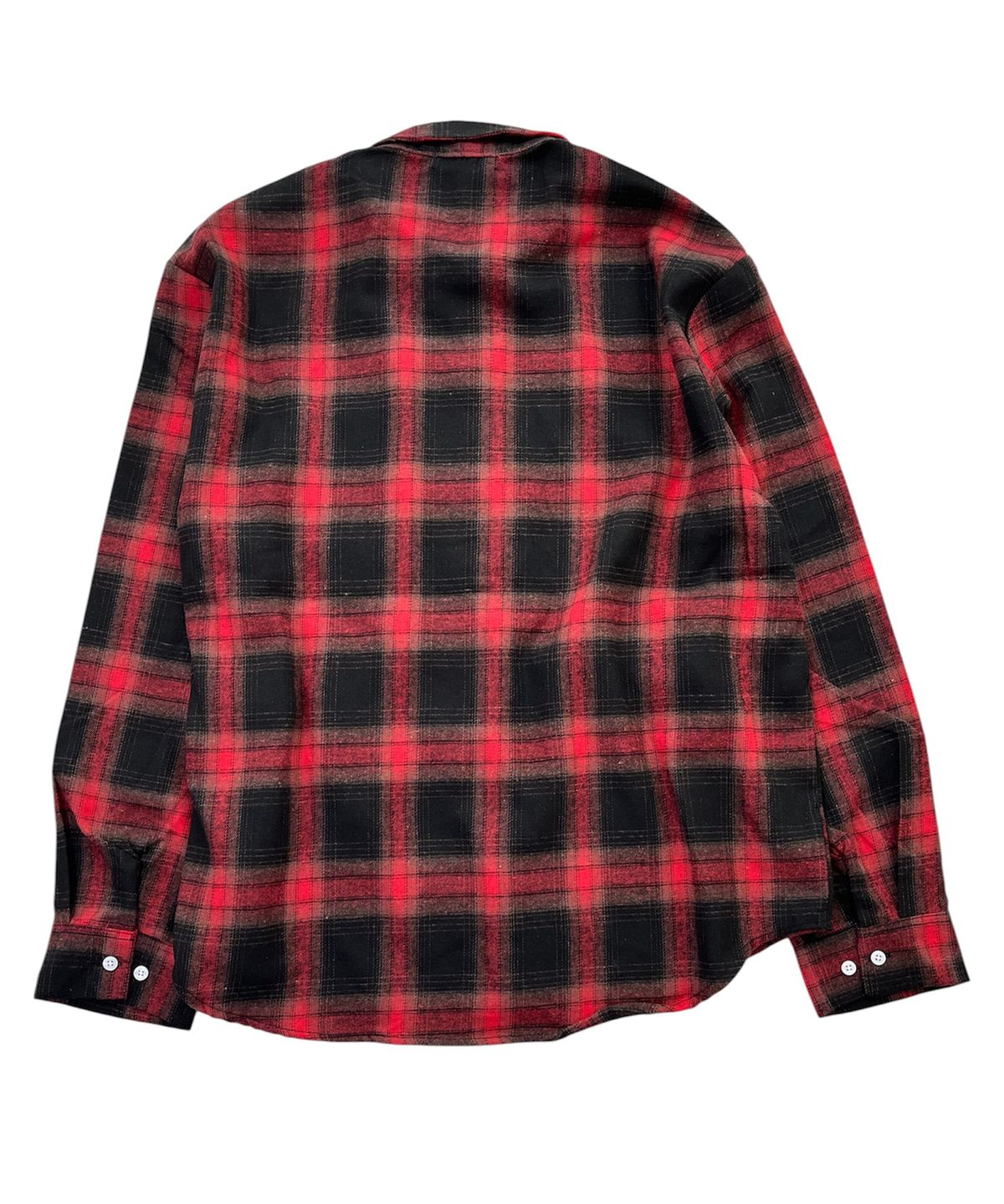 스케이터락(SK8ER ROCK) Riot Archive Ombre Check Shirt (Red)