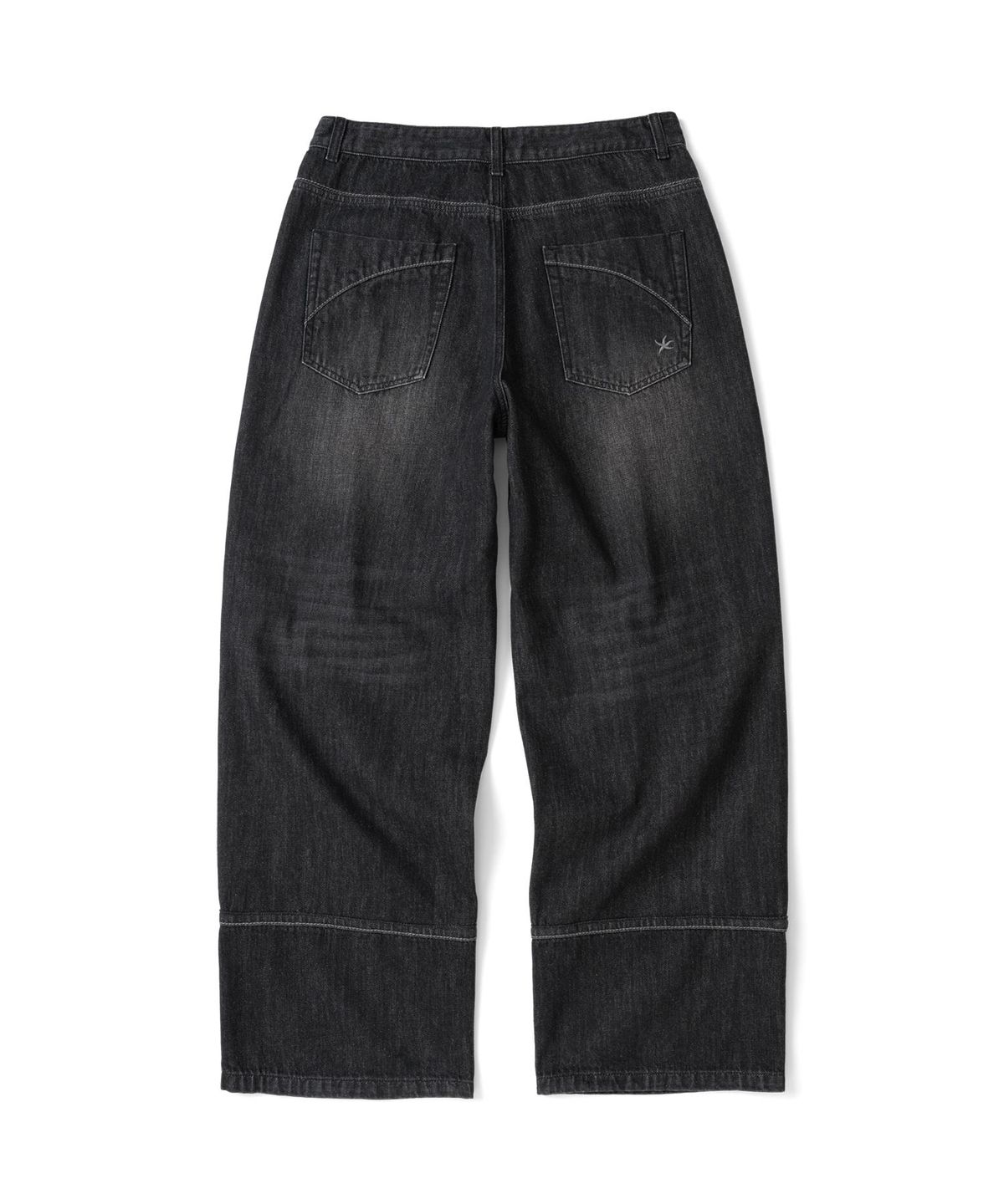 더콜디스트모먼트(THECOLDESTMOMENT) TCM stitch denim pants (black)