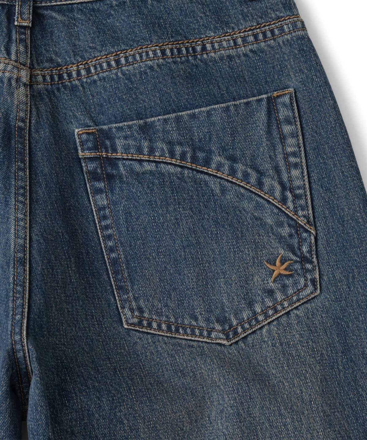 더콜디스트모먼트(THECOLDESTMOMENT) TCM stitch denim pants (blue)