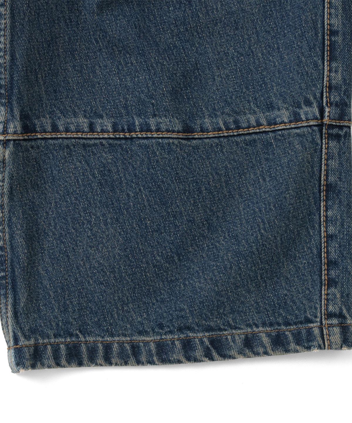 더콜디스트모먼트(THECOLDESTMOMENT) TCM stitch denim pants (blue)