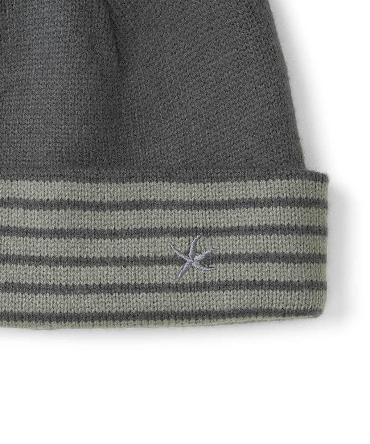더콜디스트모먼트(THECOLDESTMOMENT) TCM reversible stripe beanie (khaki)