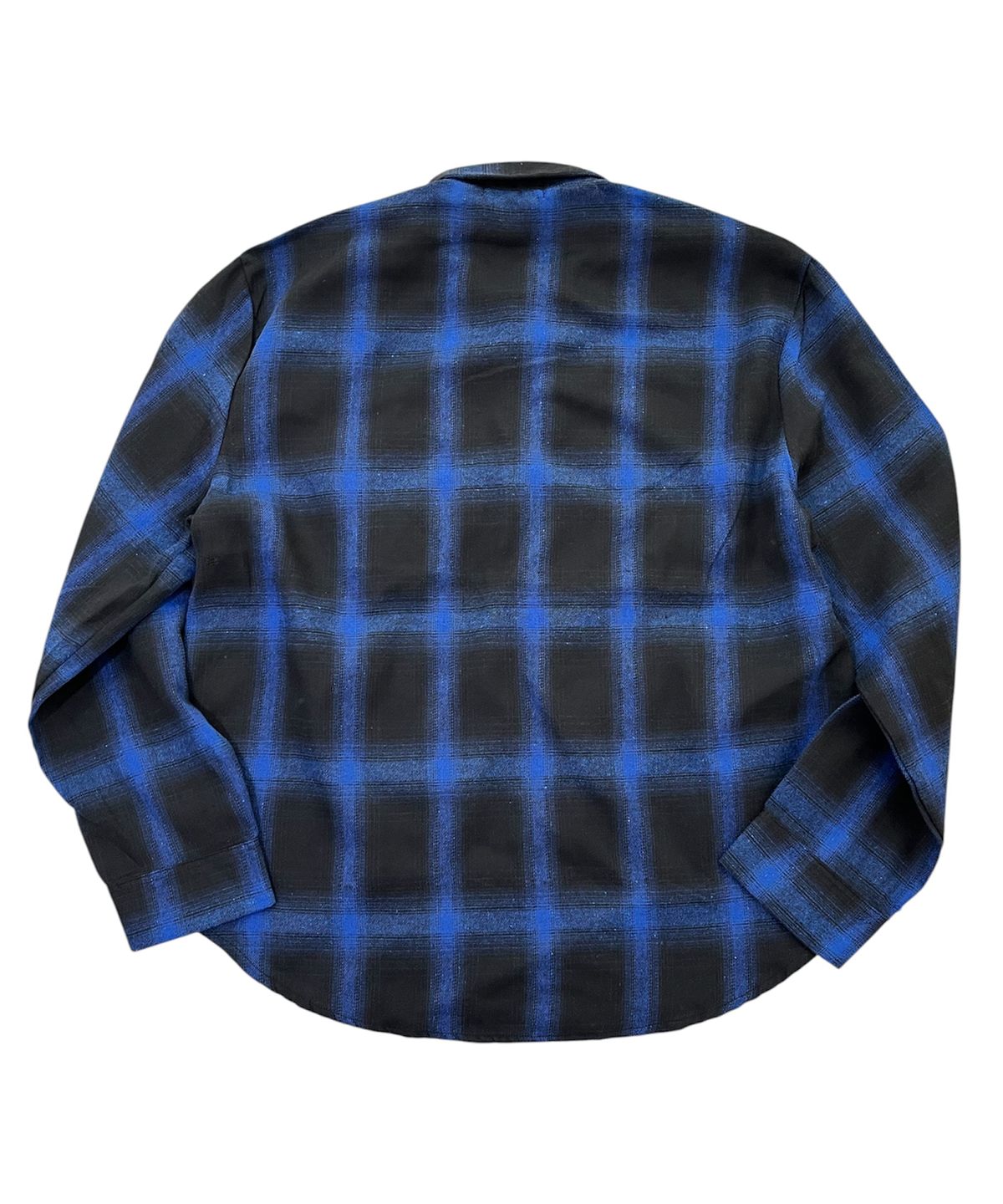 스케이터락(SK8ER ROCK) Riot Archive Ombre Check Shirt (Blue)