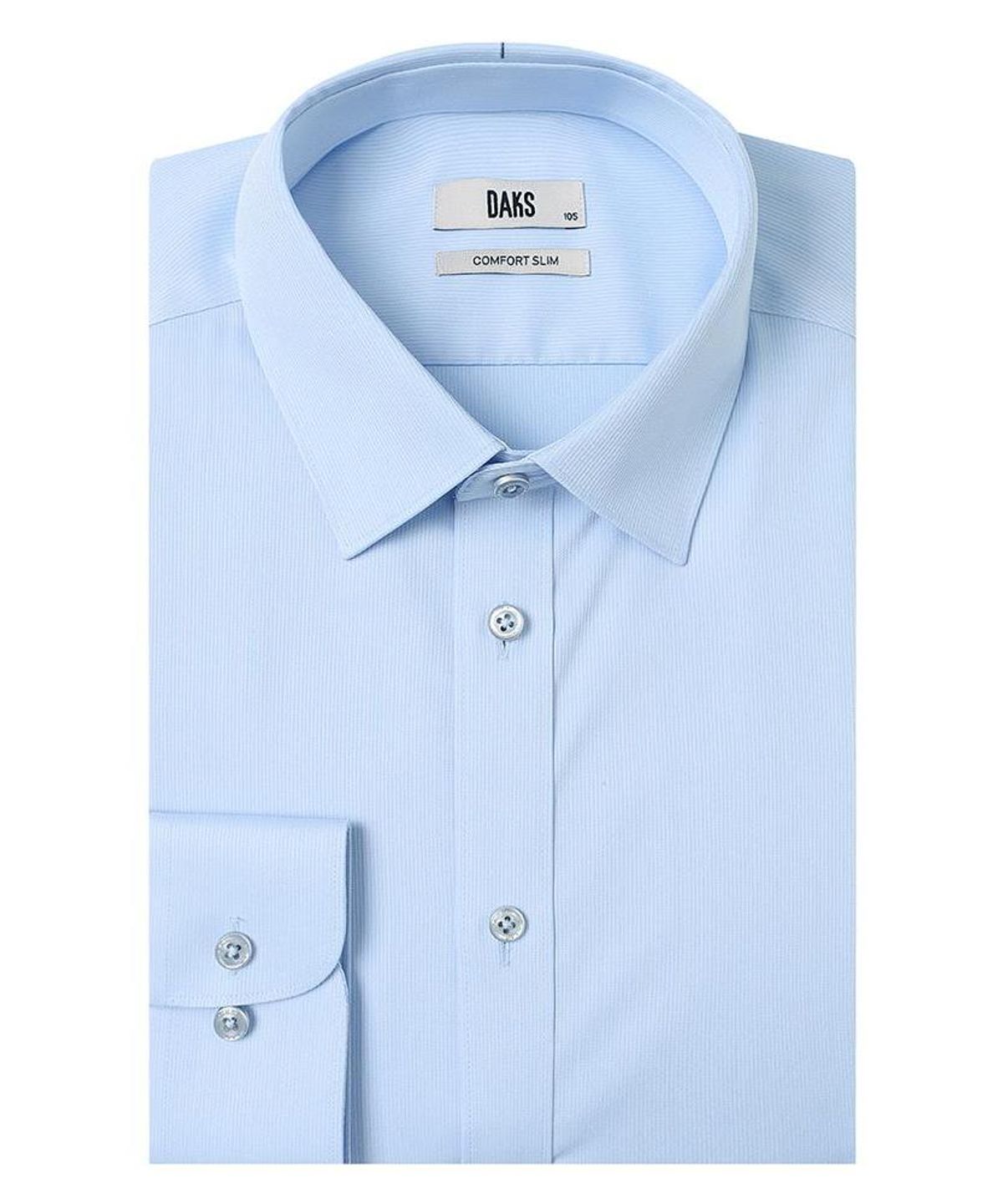 닥스셔츠(DAKS SHIRTS) 노케어 레이온혼방 솔리드 셔츠 컴포트슬림핏 블루_DMA1SHDL211B1
