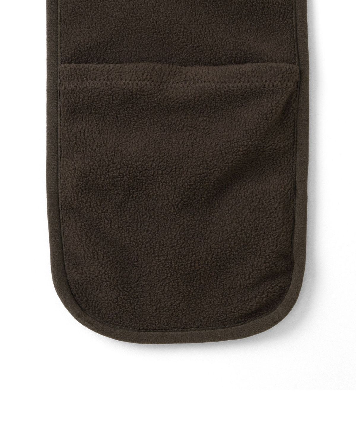 더콜디스트모먼트(THECOLDESTMOMENT) TCM reversible fleece hooded muffler (brown)