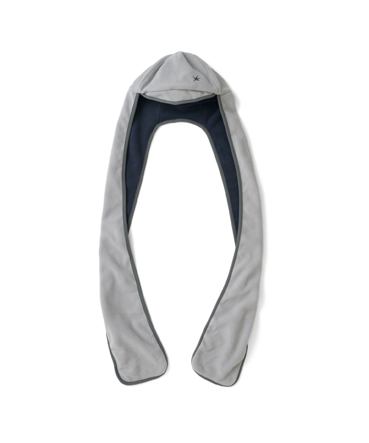 더콜디스트모먼트(THECOLDESTMOMENT) TCM reversible fleece hooded muffler (navy)