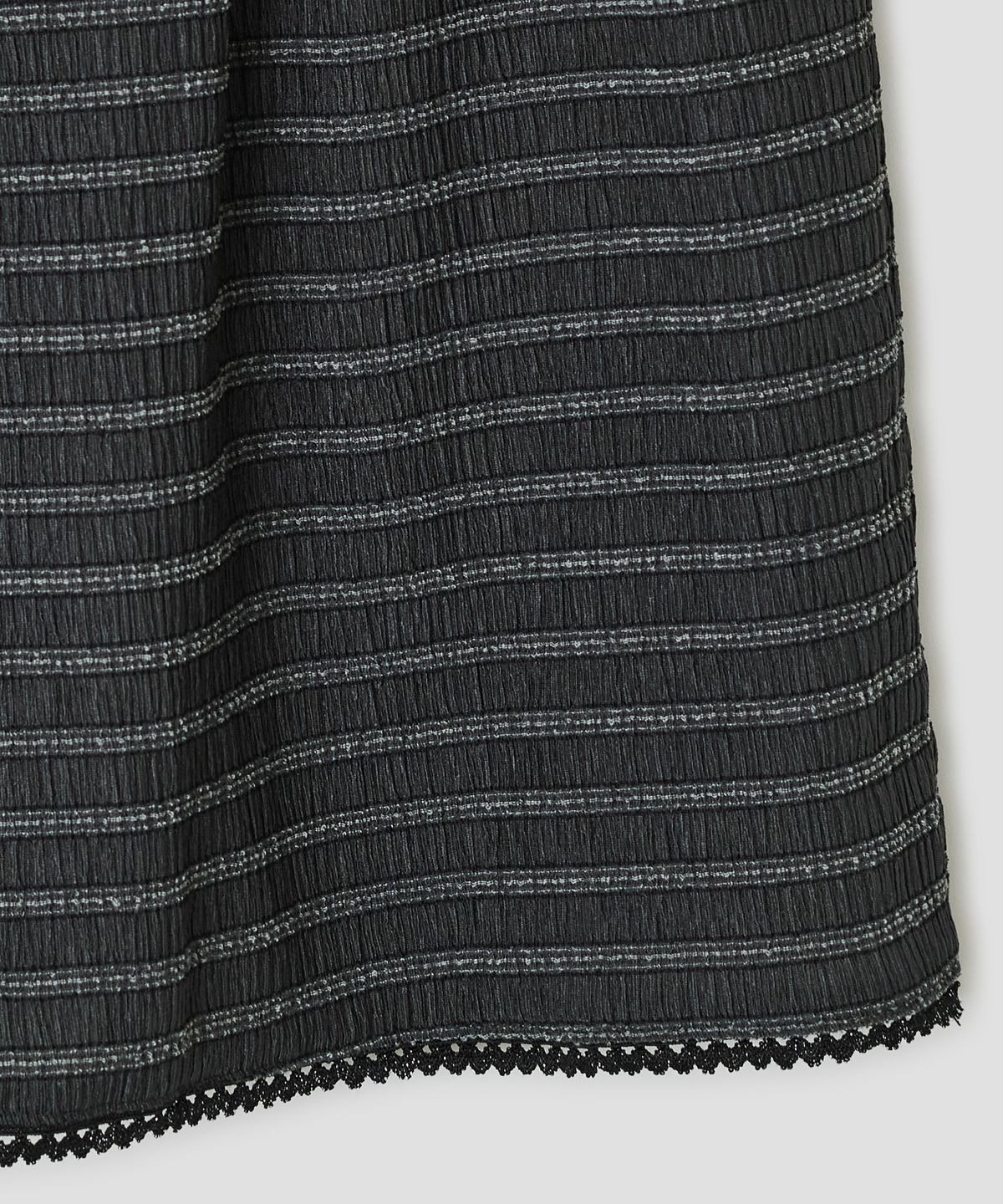 타입서비스(TYPESERVICE) Layered Lace Skirt [Charcoal]