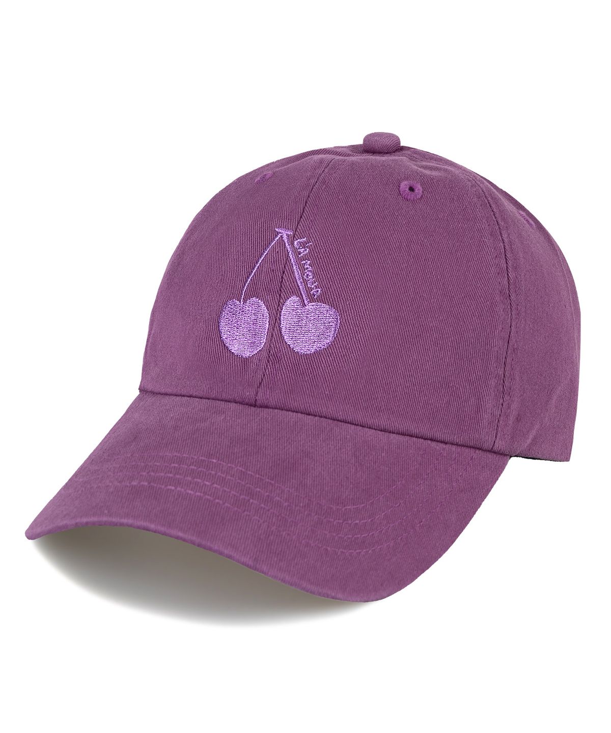 비치스앤 크림 키즈(BEACHESAND CREAM KIDS) 체리 워싱 볼캡-퍼플(Cherry Washing Ball cap)