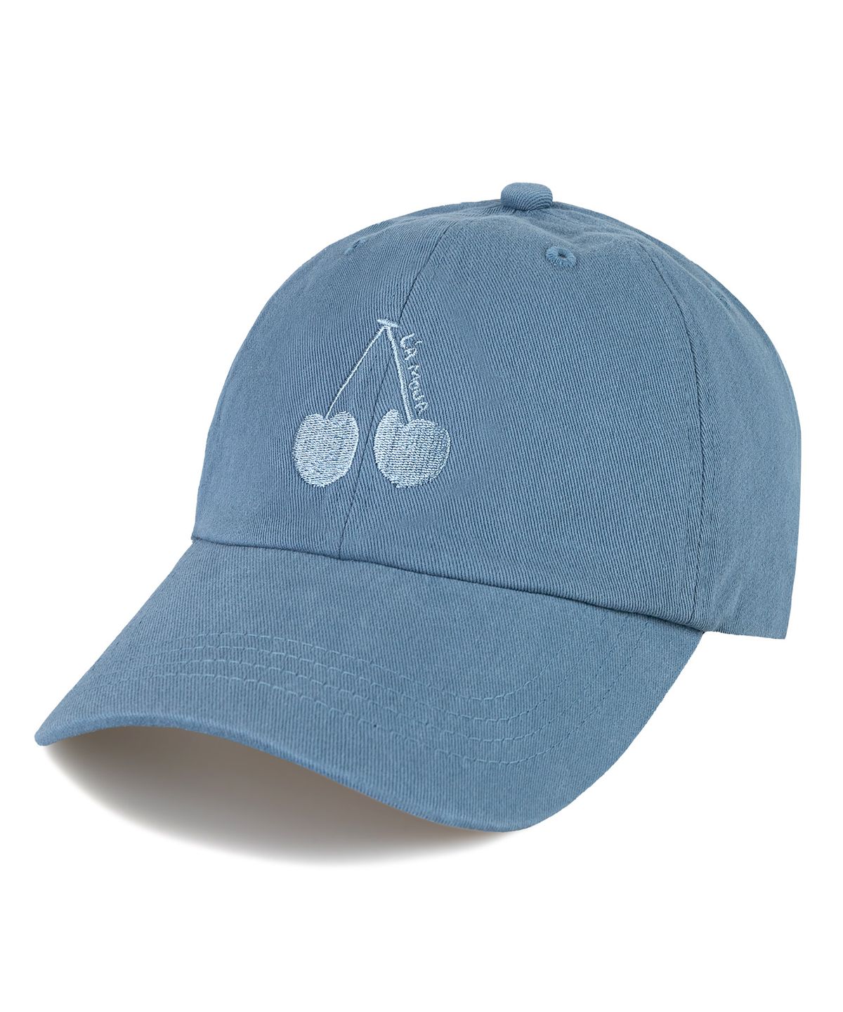 비치스앤 크림 키즈(BEACHESAND CREAM KIDS) 체리 워싱 볼캡-스카이블루(Cherry Washing Ball cap)