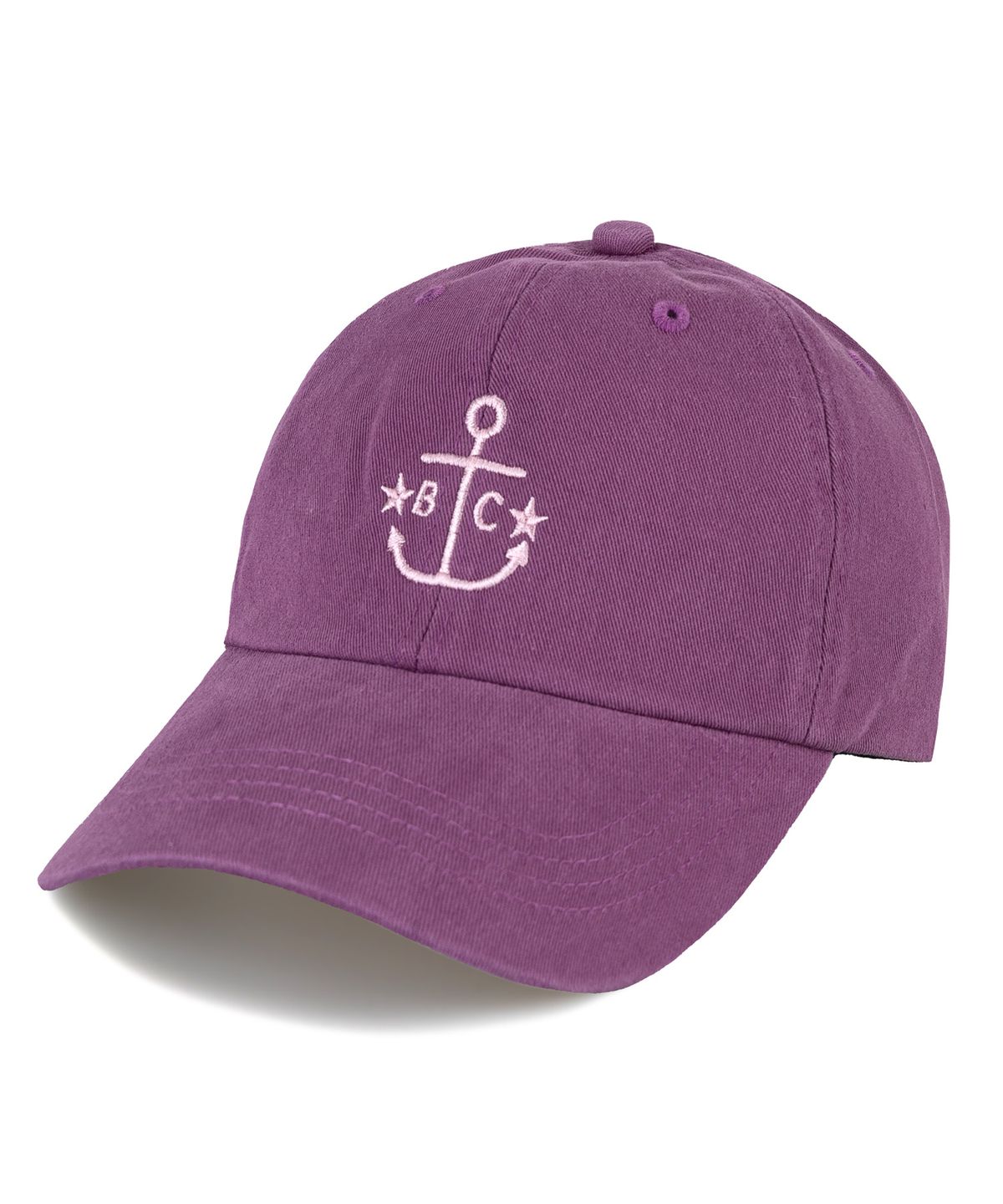 비치스앤 크림 키즈(BEACHESAND CREAM KIDS) 비씨 앵커 워싱 볼캡-퍼플(Anchor Washing Ball cap)