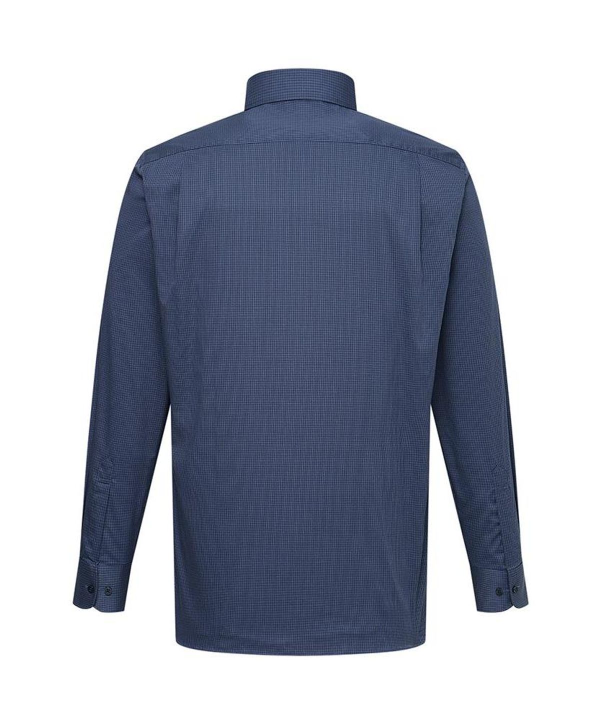닥스셔츠(DAKS SHIRTS) 면혼방 체크 셔츠 레귤러핏 네이비_DLA2SHDL424N1
