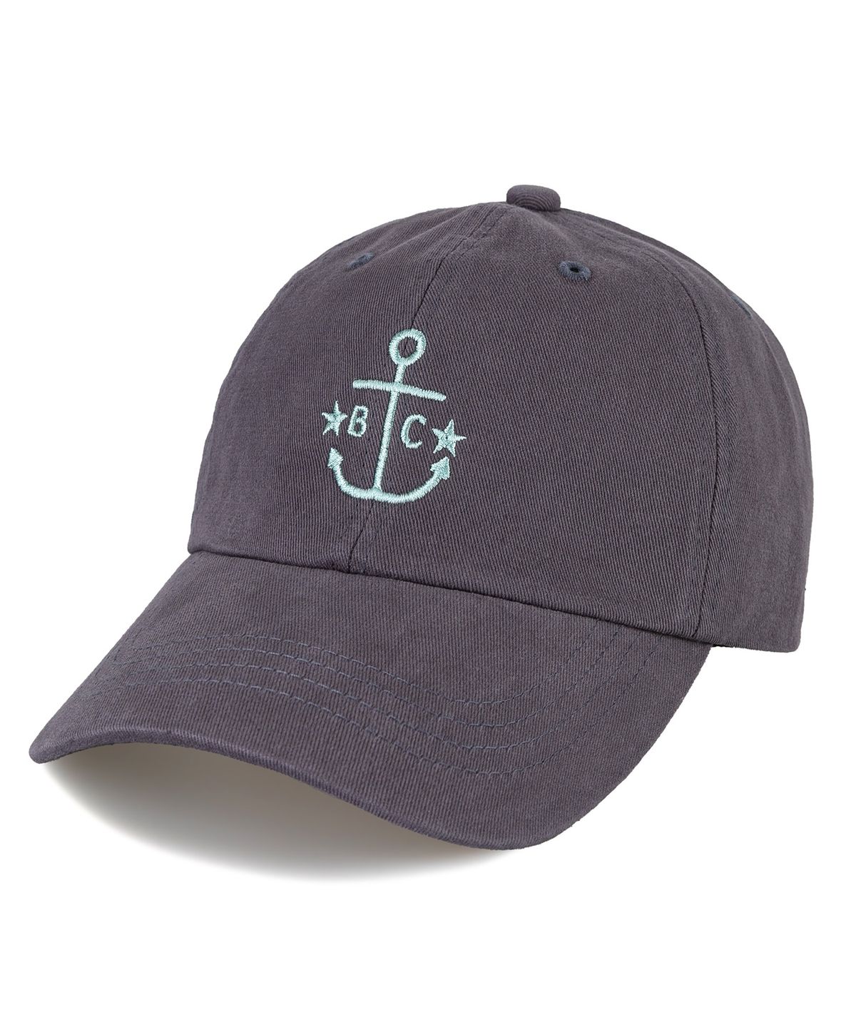 비치스앤 크림 키즈(BEACHESAND CREAM KIDS) 비씨 앵커 워싱 볼캡-차콜(Anchor Washing Ball cap)
