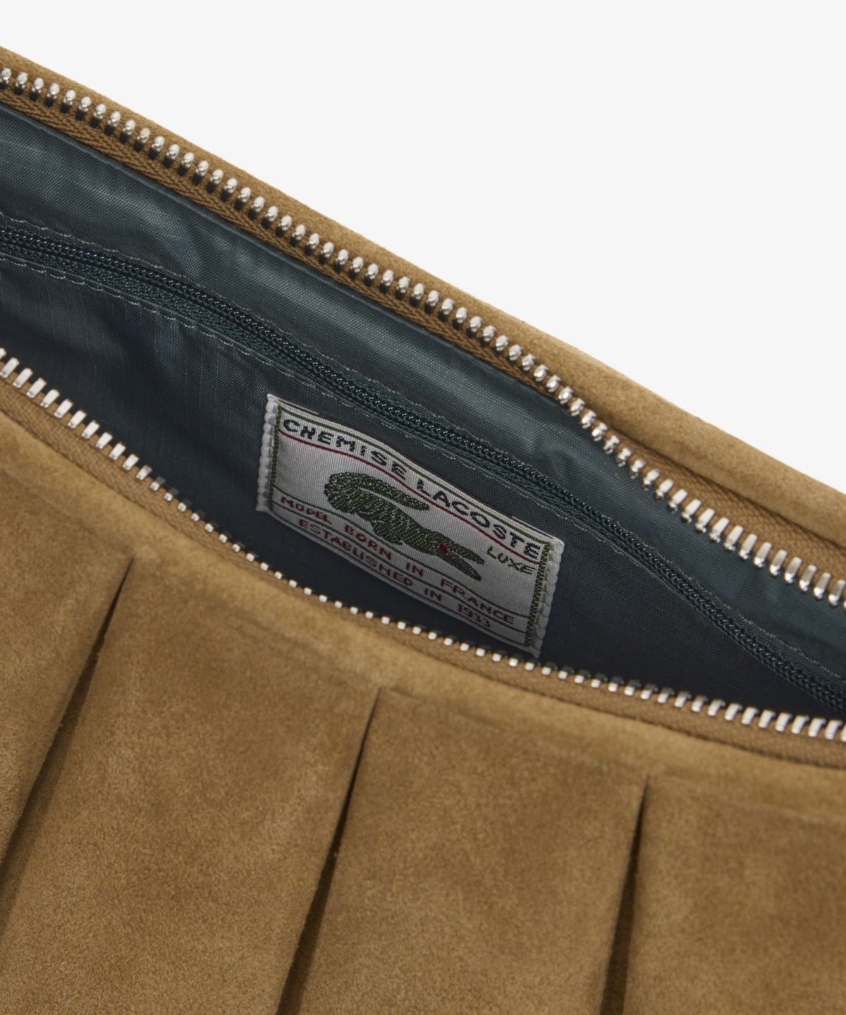 라코스테(LACOSTE) 여성 렝글렌 스웨이드 미듐 크로스바디 NU5468D56N T90