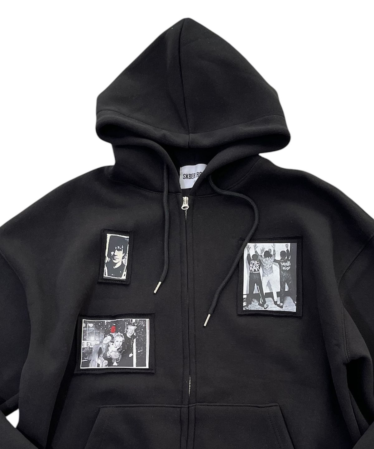 스케이터락(SK8ER ROCK) Riot Archive Sweat Hood Zip-Up (Black)