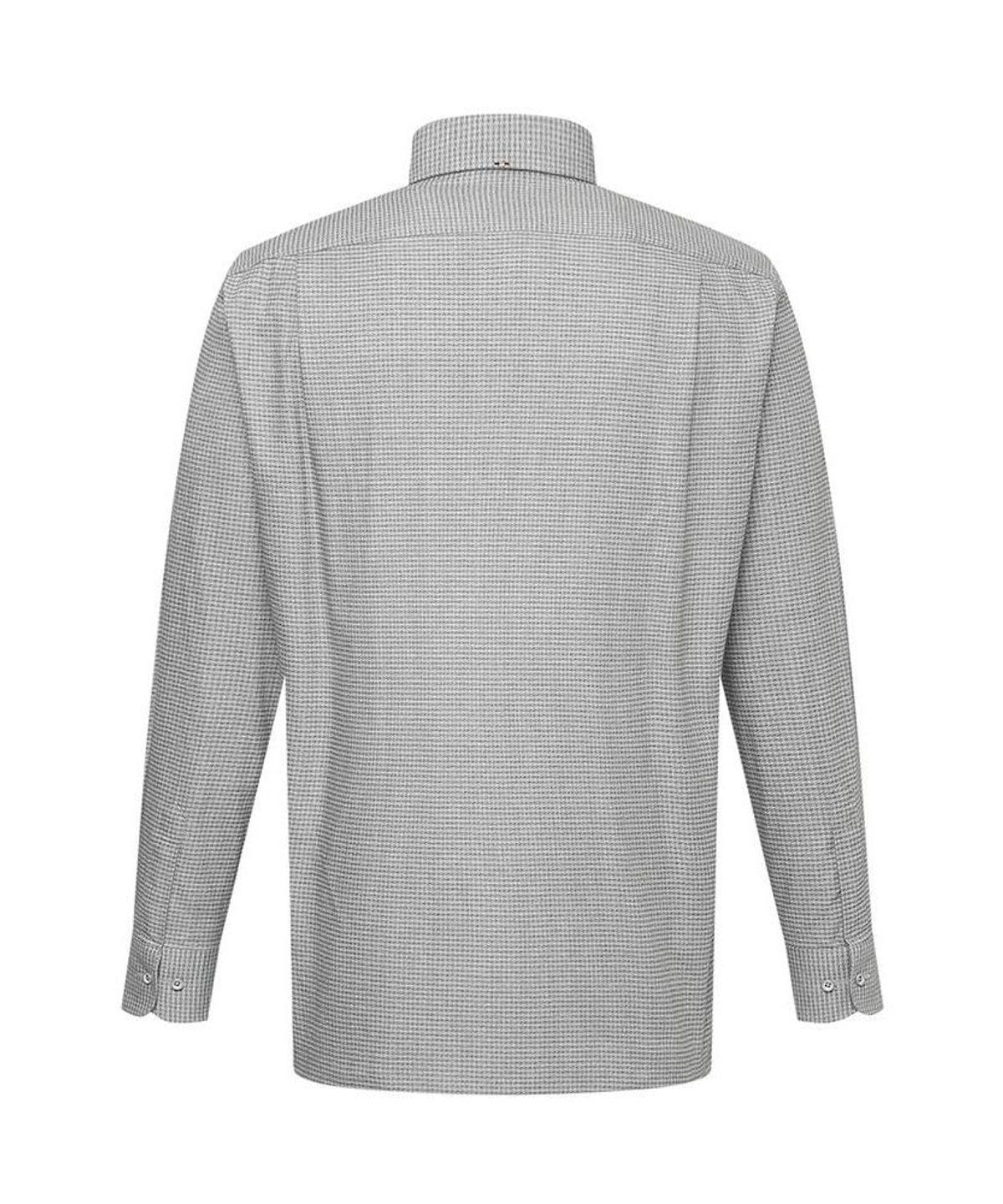 닥스셔츠(DAKS SHIRTS) 면100 스몰체크셔츠 레귤러핏 그레이_DMA1SHDL182G1