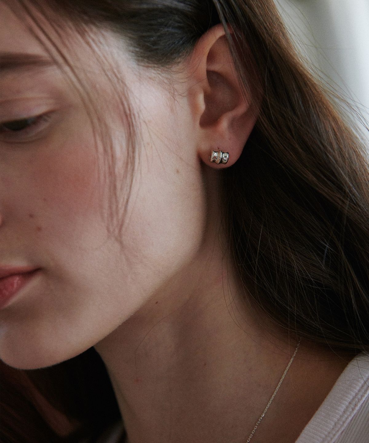 베흐트(VERTE) [925 silver] Deux.silver.235 / galbe earring
