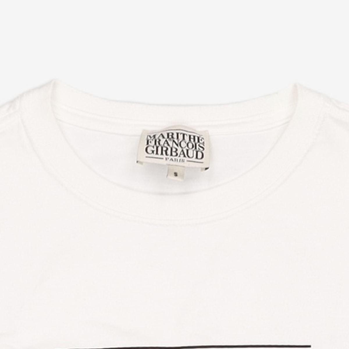 마리떼 프랑소와 저버(MARITHÉ + FRANҪOIS GIRBAUD) W CLASSIC LOGO TEE white S