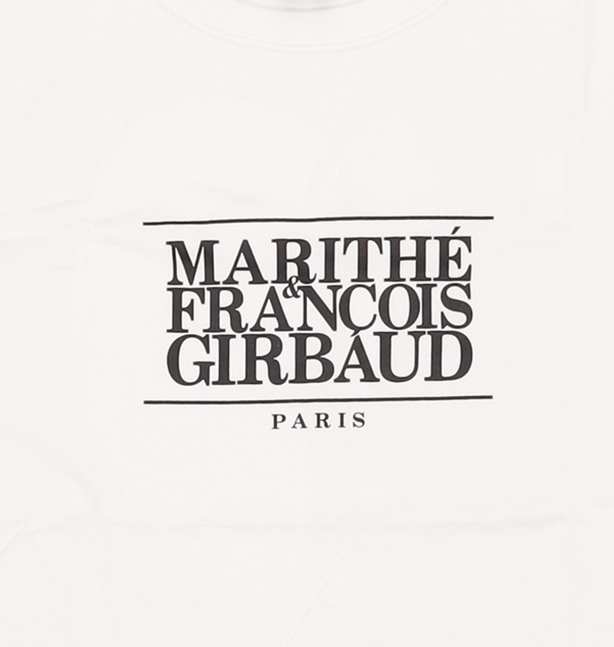 마리떼 프랑소와 저버(MARITHÉ + FRANҪOIS GIRBAUD) W CLASSIC LOGO TEE white S