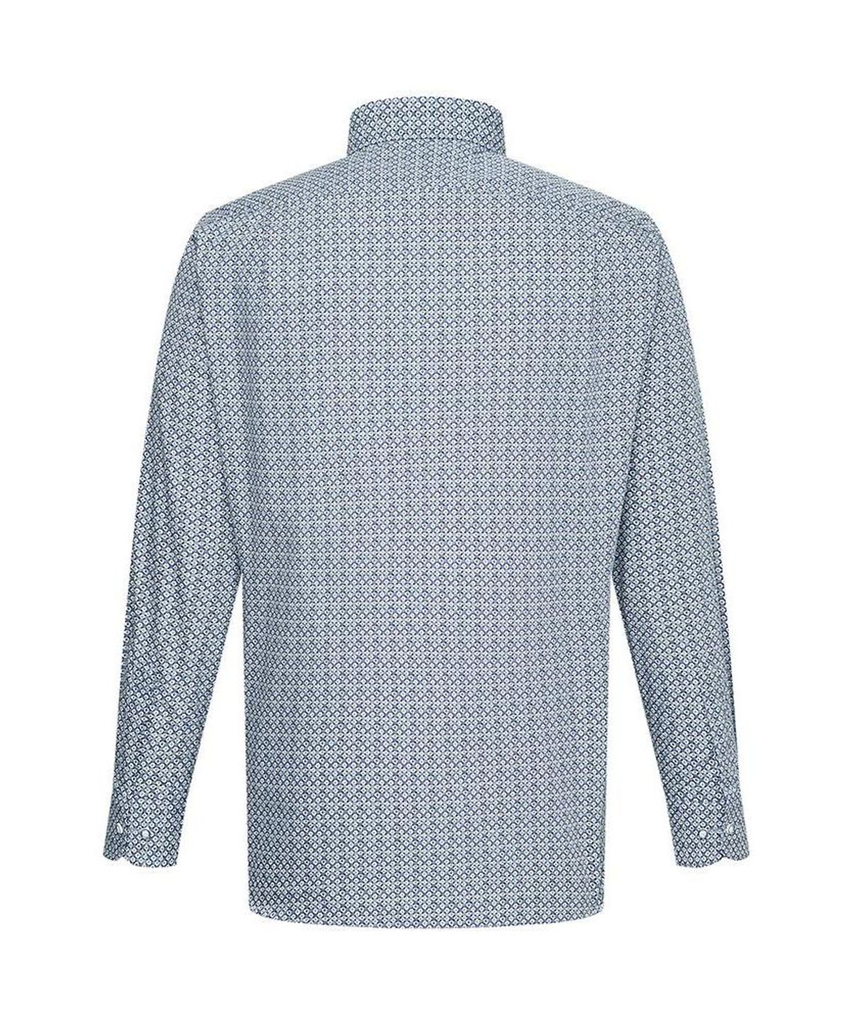닥스셔츠(DAKS SHIRTS) 면100 프린트 셔츠 레귤러핏 블루_DMA1SHDL180B1