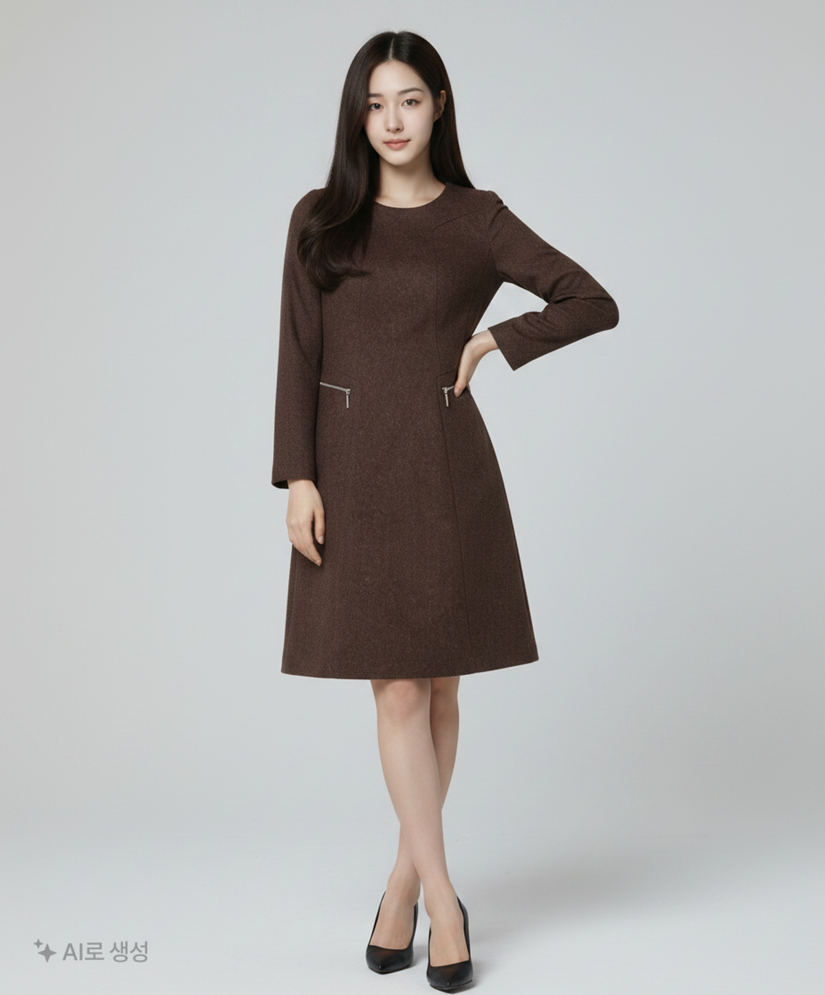 라인(LINE) 미니 원피스 85_90_160