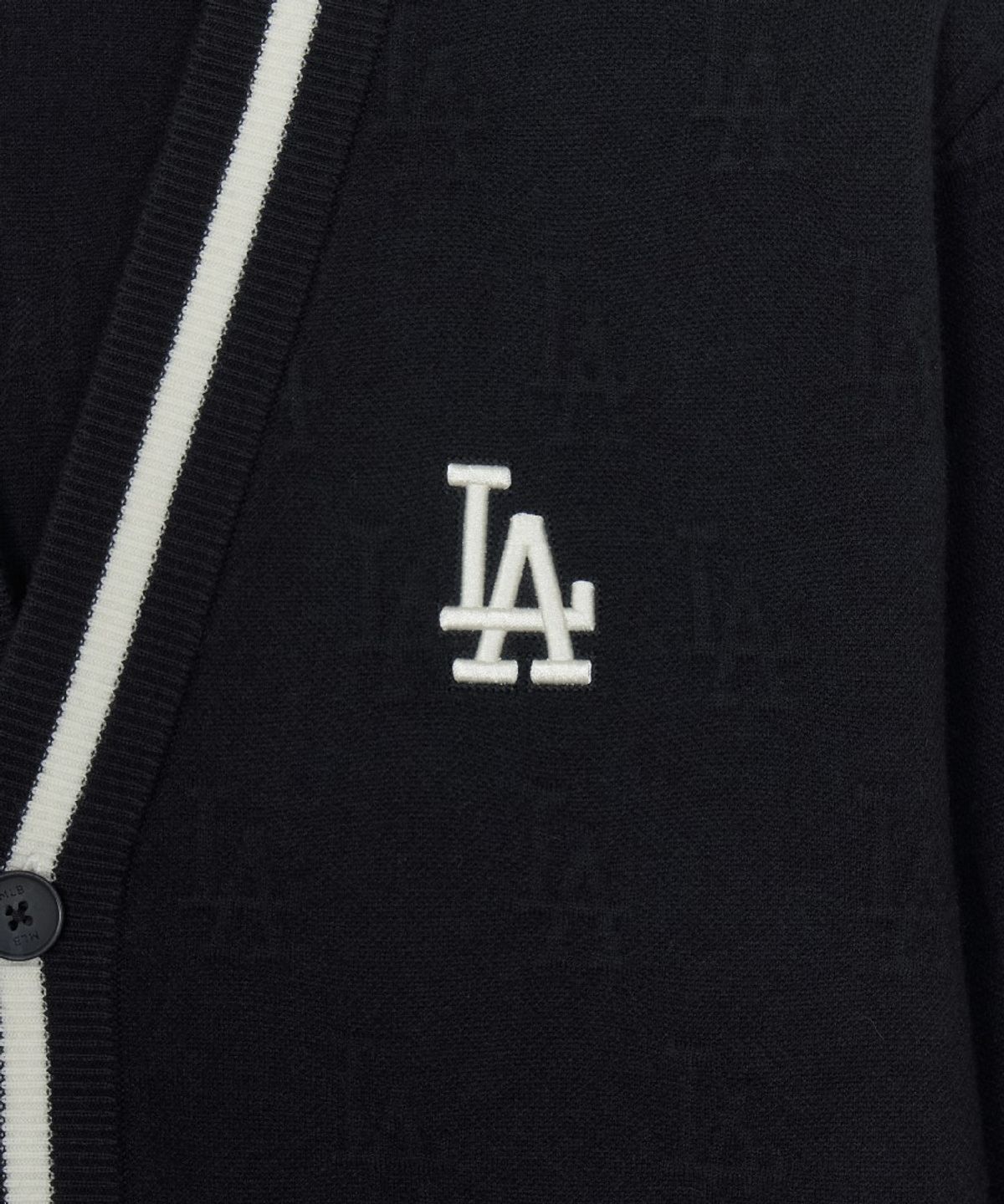 엠엘비(MLB) 클래식 모노그램 톤톤 가디건 LA (Black)