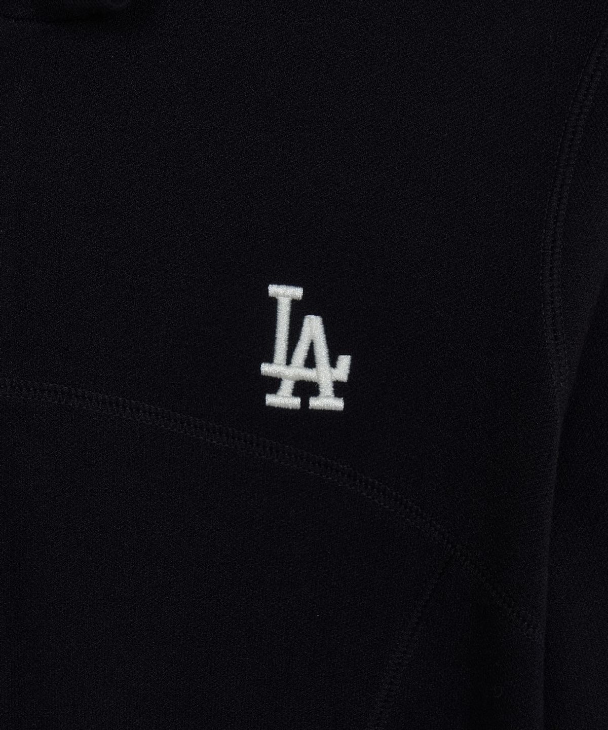엠엘비(MLB) 여성 베이직 스포티브 후드집업 가디건 LA (Black)