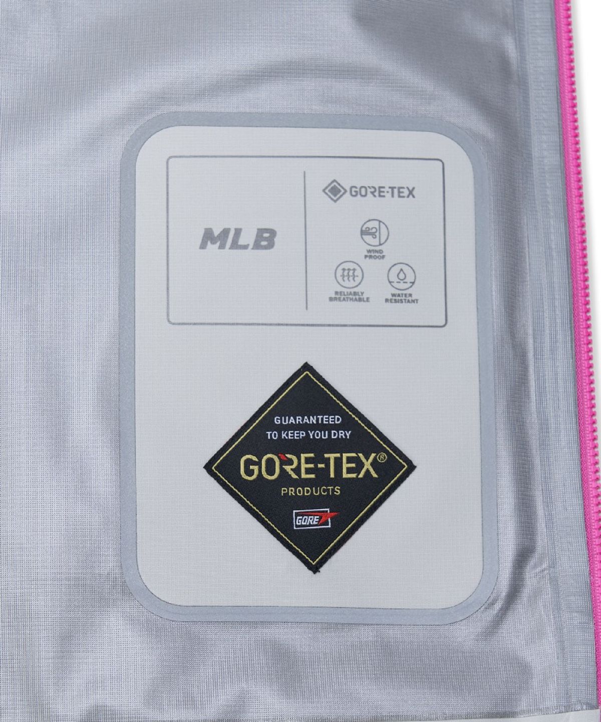 엠엘비(MLB) 여성 고어텍스 립스탑 3L 크롭 바람막이 NY (Ptn.Cream)