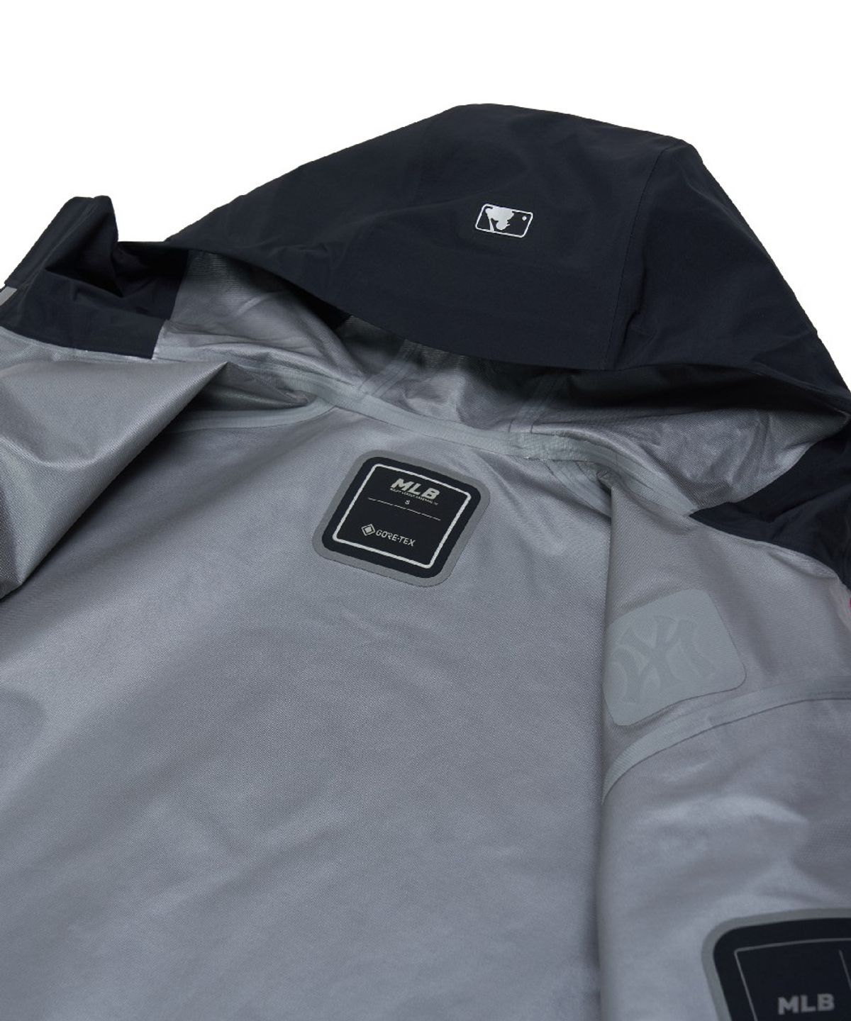 엠엘비(MLB) 여성 고어텍스 립스탑 3L 크롭 바람막이 NY (Black)