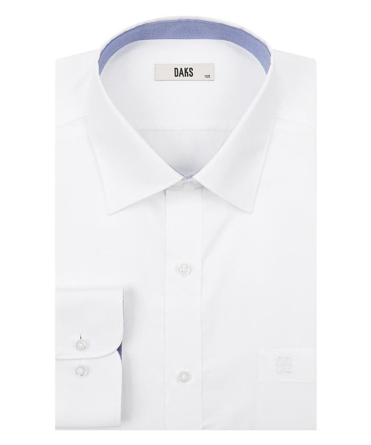 닥스셔츠(DAKS SHIRTS) 면혼방 솔리드 셔츠 레귤러핏 화이트_DLA2SHDL402A1