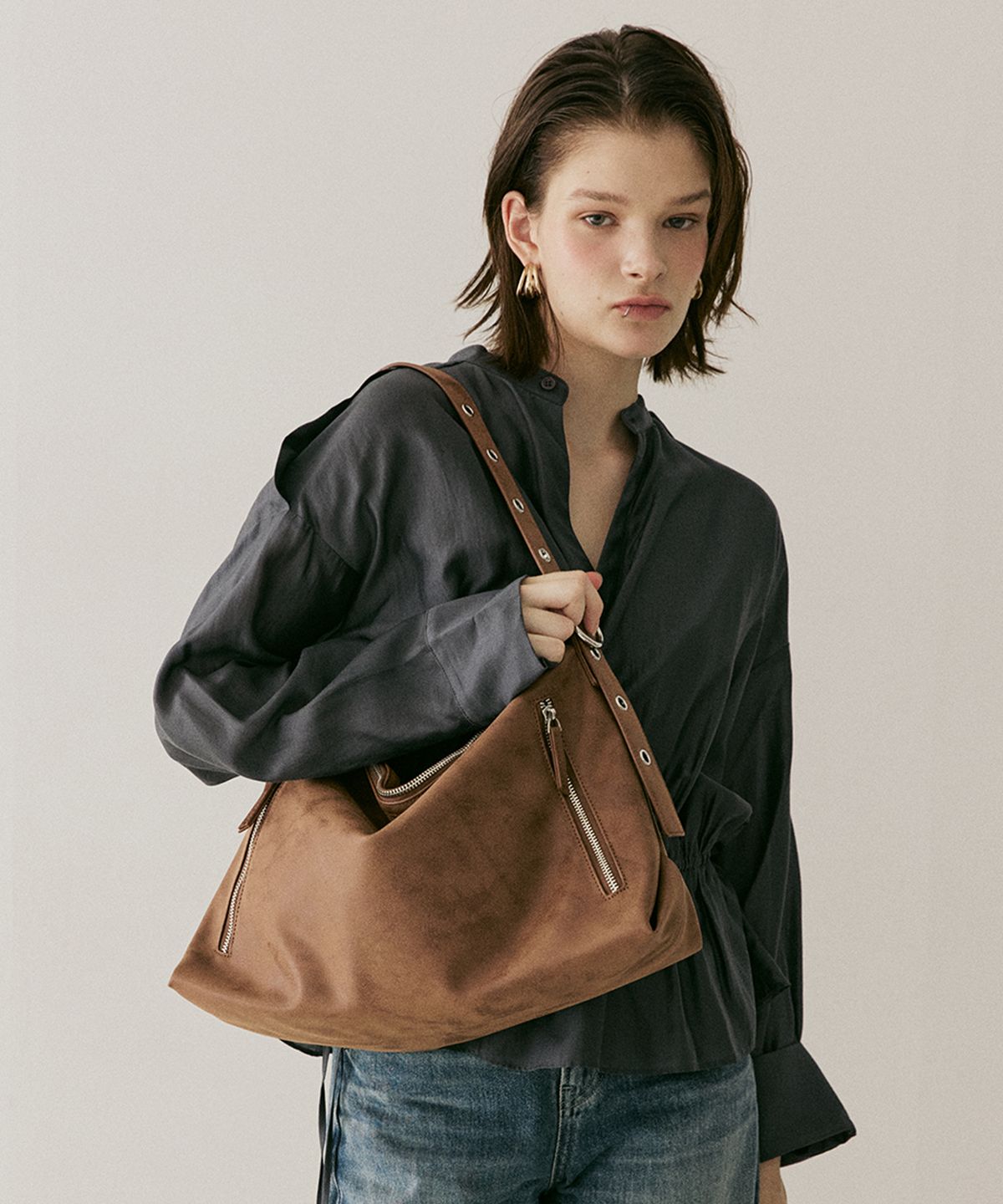 레이몬트(RAIMENT) Tuvy Bag_BROWN