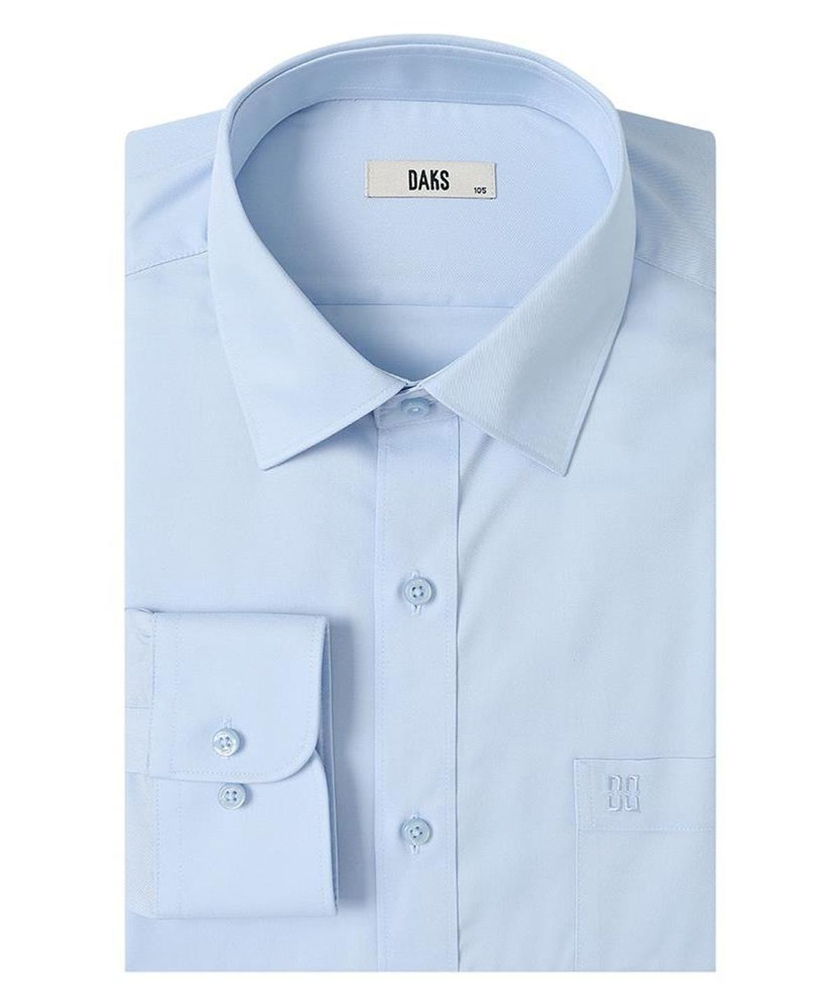 닥스셔츠(DAKS SHIRTS) 폴리혼방 솔리드 셔츠 레귤러핏 블루_DLA2SHDL401B1