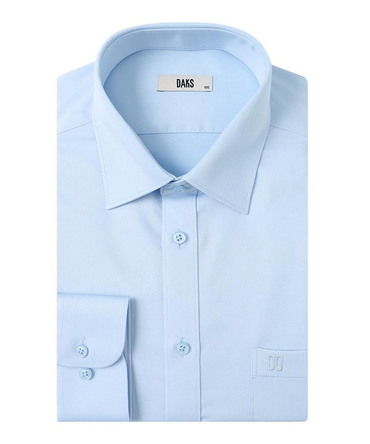 닥스셔츠(DAKS SHIRTS) 노케어 레이온혼방 솔리드 셔츠 레귤러핏 블루_DMA1SHDL105B1