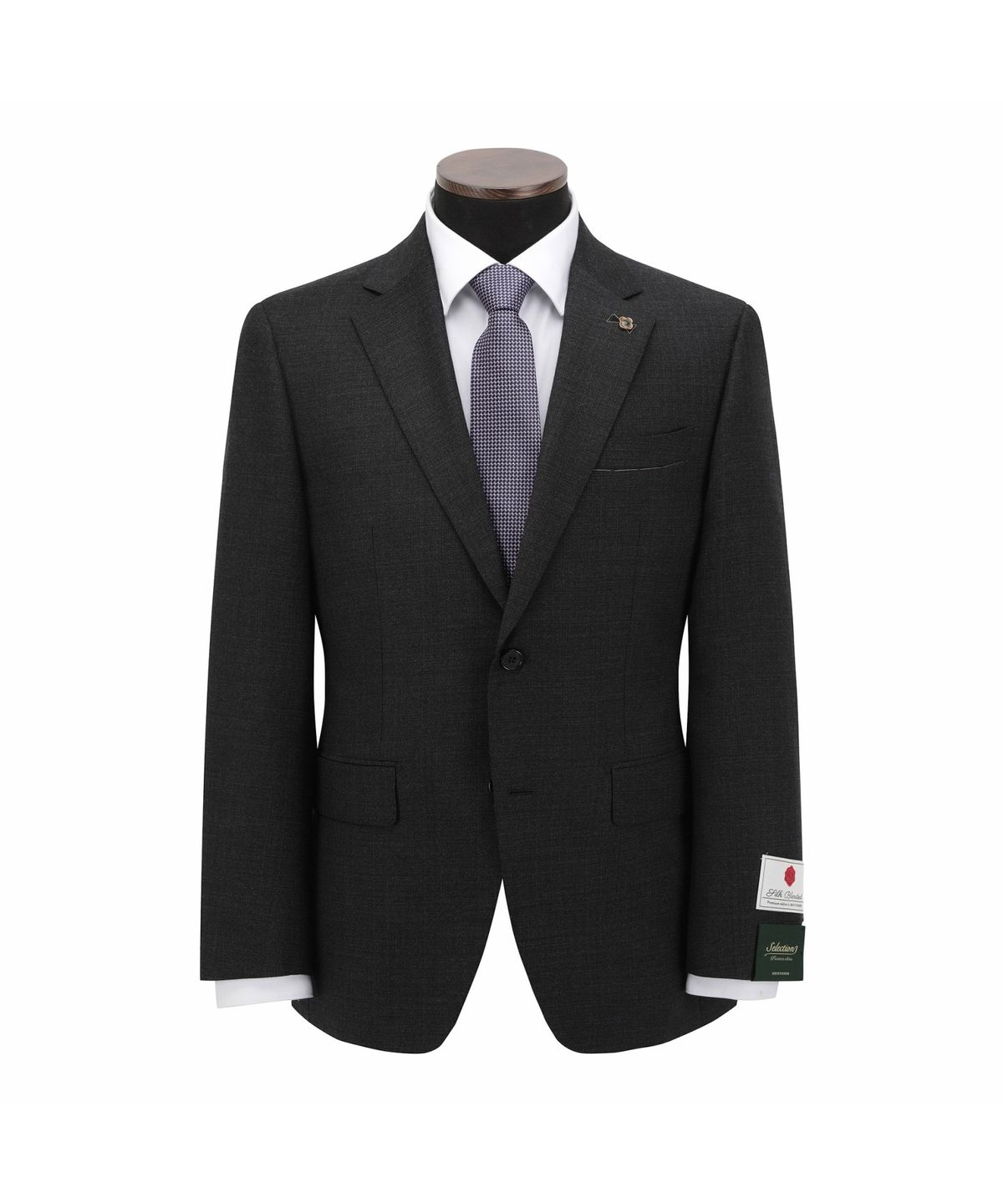 브렌우드(BRENTWOOD) [셀렉션] 울/실크 클래식 수트 자켓 - 다크그레이 BRFBA26511GYD