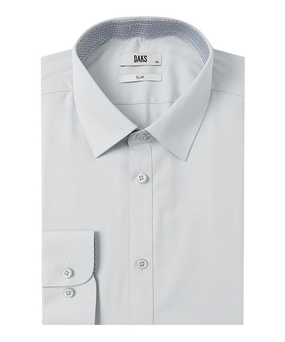 닥스셔츠(DAKS SHIRTS) 노케어 레이온혼방 솔리드 셔츠 슬림핏 그레이_DMA1SHDL303G1