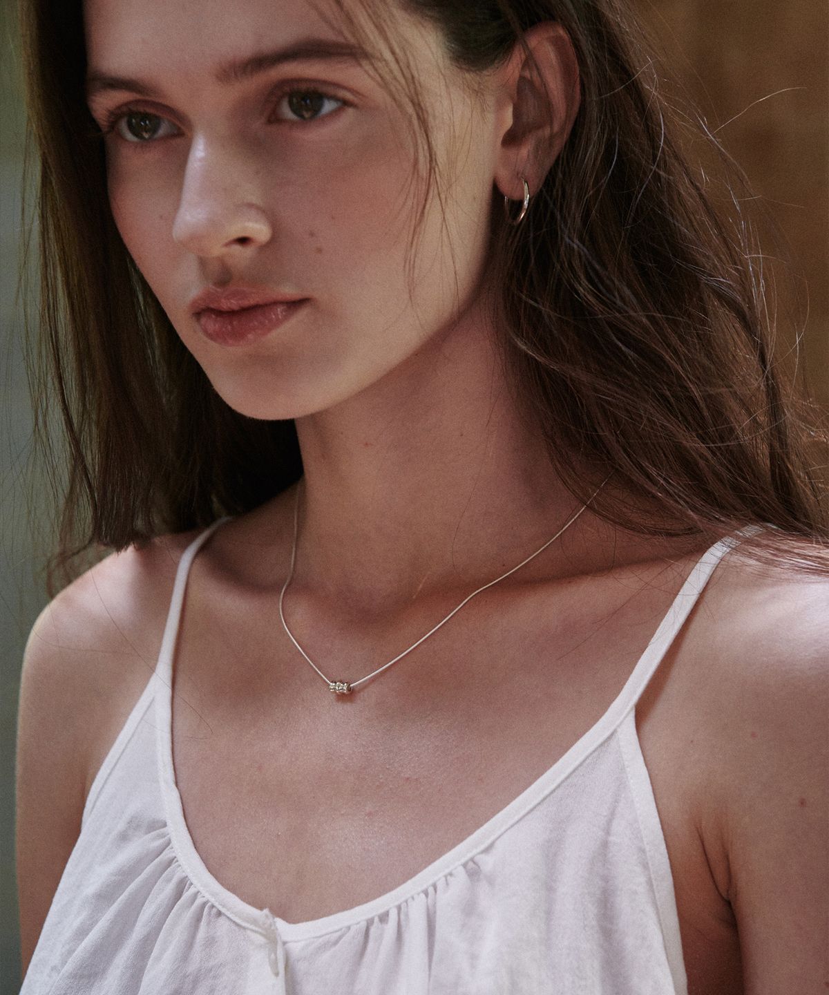 베흐트(VERTE) [925 silver] Un.silver.220 / soir galbe necklace