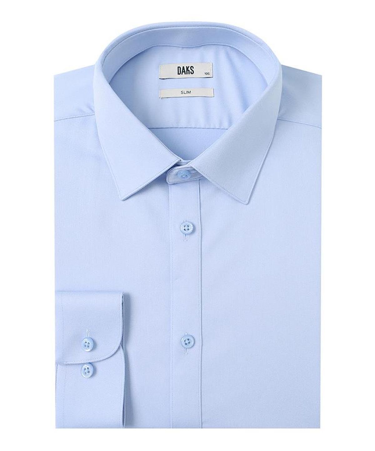 닥스셔츠(DAKS SHIRTS) 노케어 레이온혼방 솔리드 셔츠 슬림핏 블루_DMA1SHDL304B1